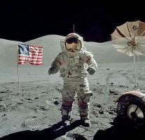 Astronaut on Moon Astronaut on Moon