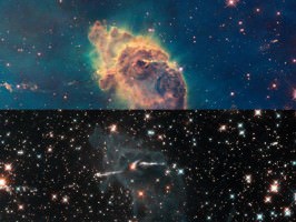 A Pillar of Dust and Gas Within the Carina Nebula