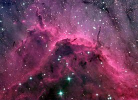Colored Stars in Space Colored Stars in Space