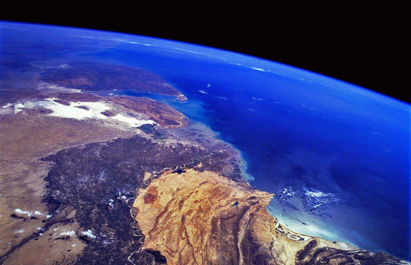 earth from space. shot of Earth from Space