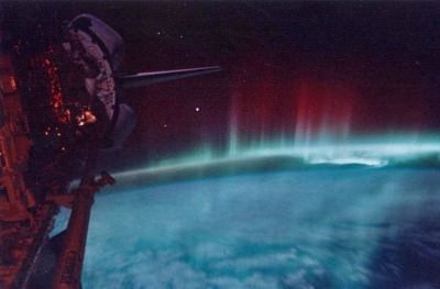 Northern Lights Viewed from Space The Northern Lights Viewed from Space