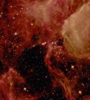 A Supernova Explosion in Process